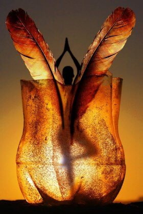 fata dentro una bottiglia