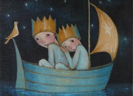 re e regina in barca