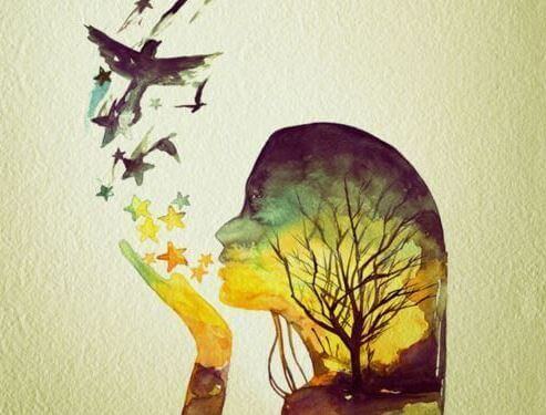 baci a forma di stelle e uccelli