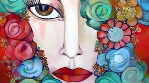 donna e fiori