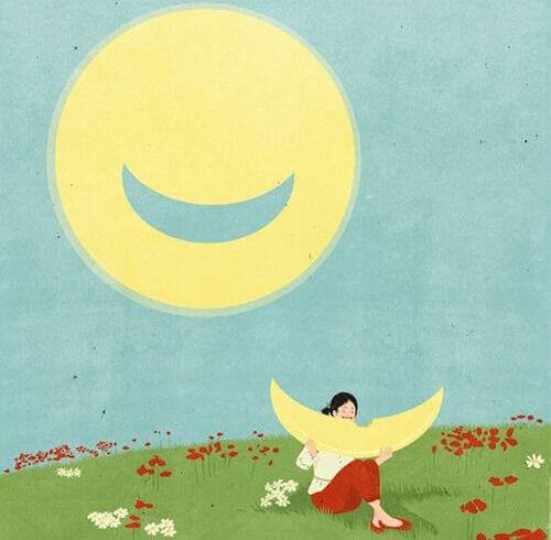 Luna che sorride