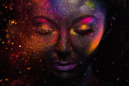 immagini donna arcobaleno