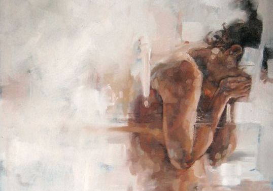 Depressione rappresentata in quadro