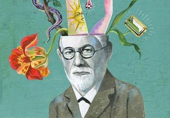 Sigmund Freud idee che escono dalla testa