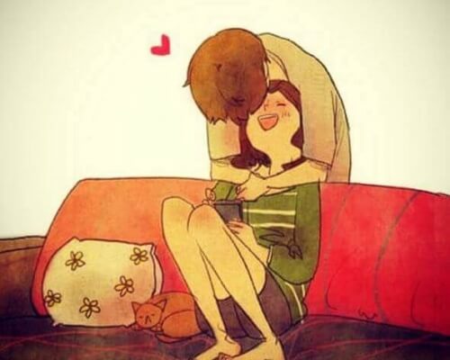 Adoro gli abbracci che ci fanno dire "Avversità, non mi avrete"