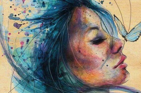 donna-con-capelli-blu