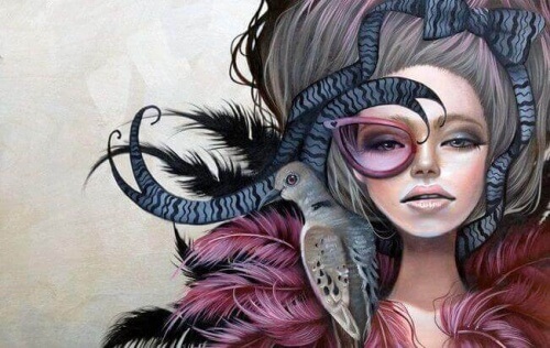 donna-stramba-rappresenta-pecora-nera