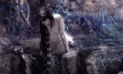 giovane con maschera e treccia