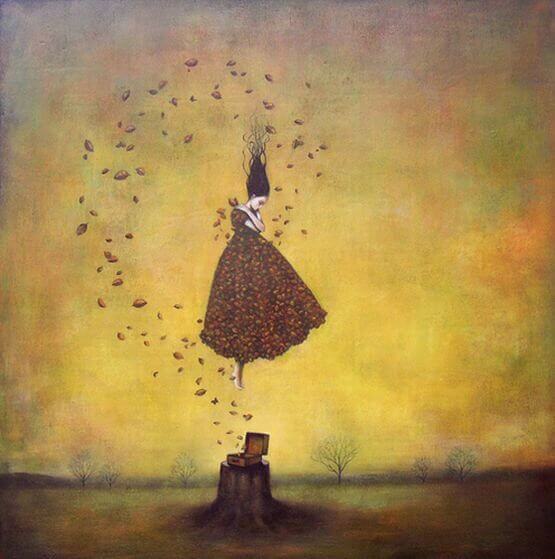 Donna-circondata-da-foglie