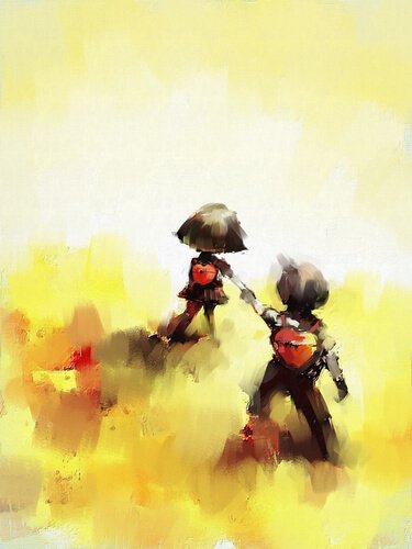 amici che si danno la mano