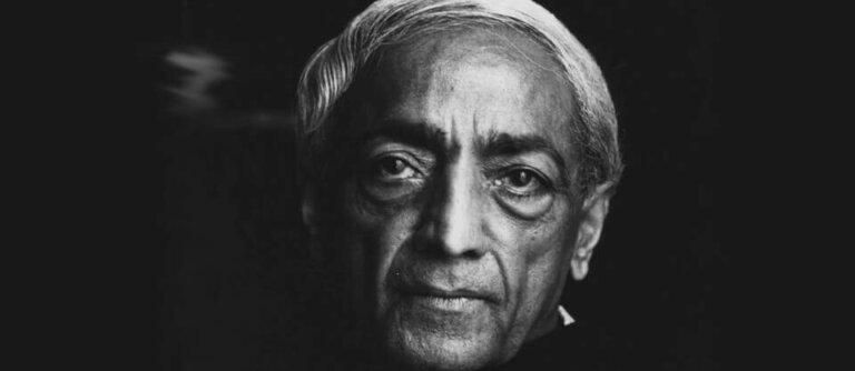Pensieri di Krishnamurti per riflettere su noi stessi
