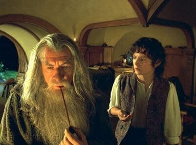 Gandalf e Frodo