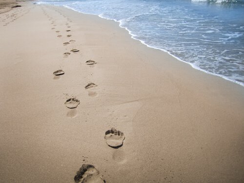 orme-sulla-spiaggia