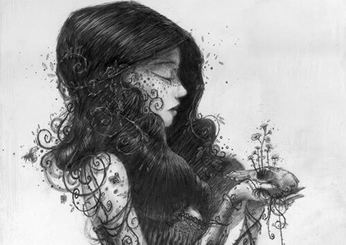 illustrazione-donna-bianco-e-nero