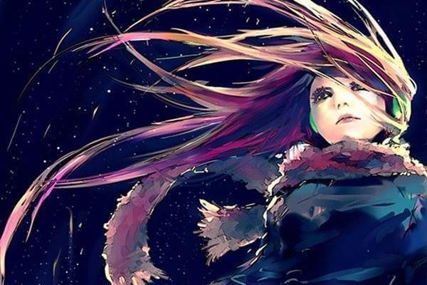 ragazza con i capelli sciolti