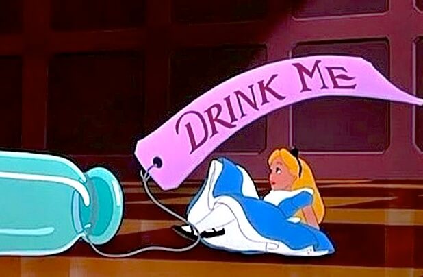 sindrome di Alice nel paese delle meraviglie oggetti enormi