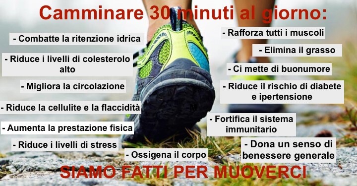 Benefici di camminare
