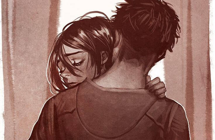 coppia che si abbraccia