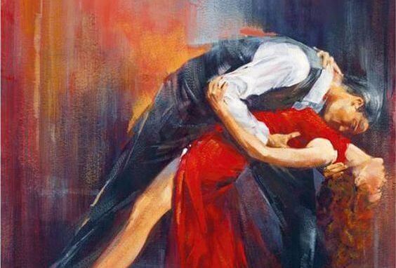 uomo e donna ballano