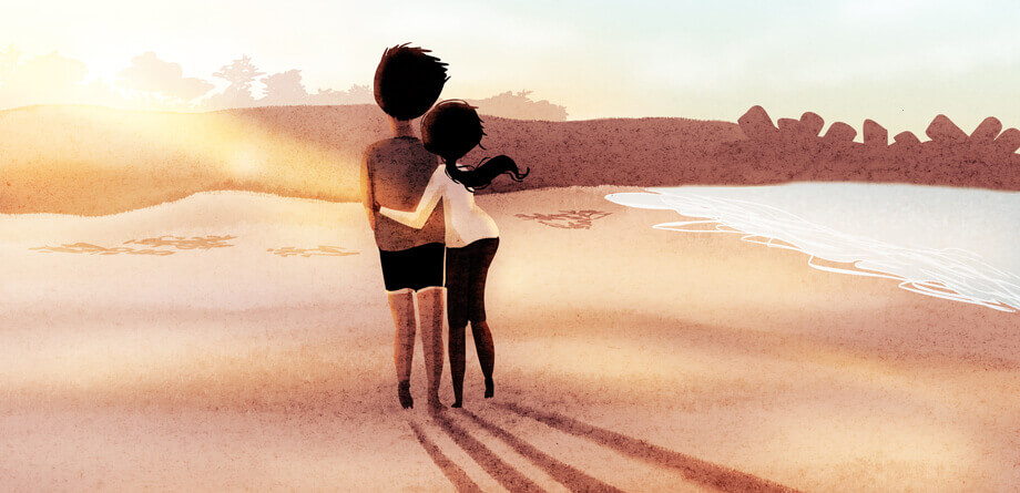 Innamorati-sulla-spiaggia