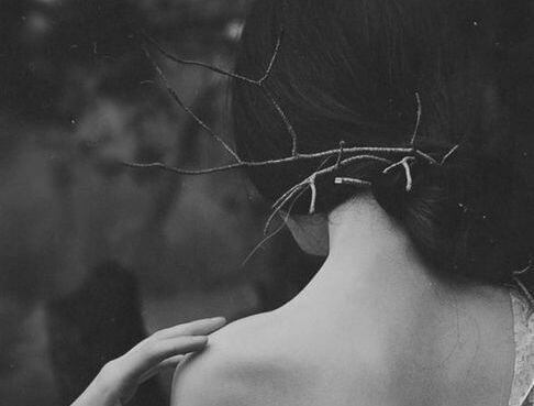 donna-con-ramo-fra-capelli