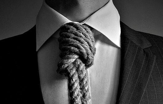 cravatta a forma di corda