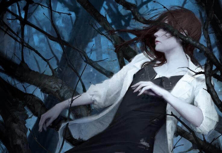 donna-intrappolata-tra-le-spine