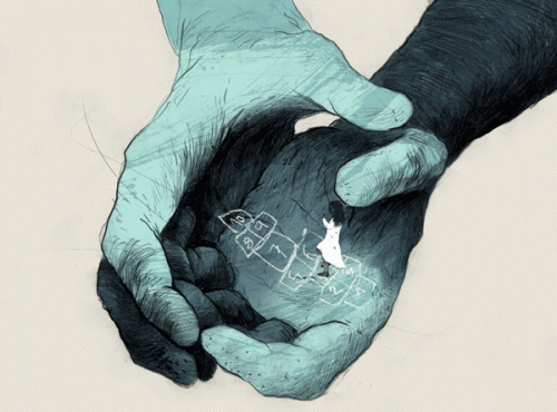 bambina-che-gioca-alla-campana-sul-palmo-di-una-mano