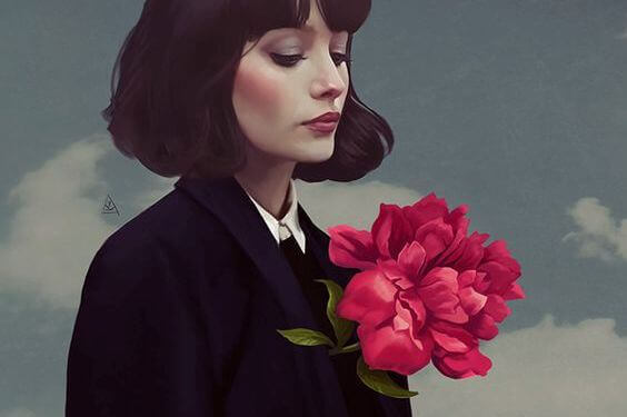 donna-con-fiori-petto