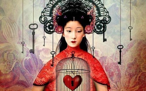 ragazza-asiatica-con-cuore-in-gabbia
