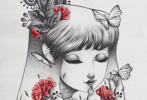 ragazza-con-farfalle-sui-capelli