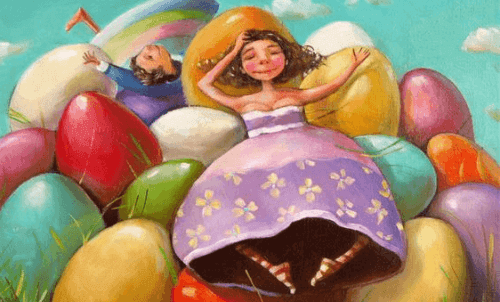 ragazza-distesa-su-uova