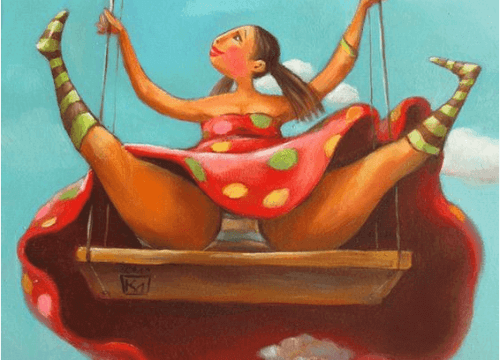 ragazza-in-altalena-con-gambe-sollevate