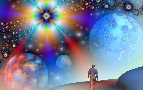 uomo-cammina-in-universo-psichedelico