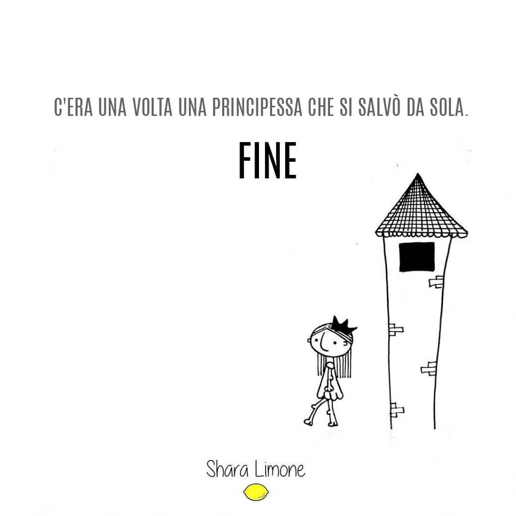 principessa che si salvò da sola dalla torre
