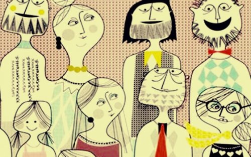 Membri di una famiglia sacrificante