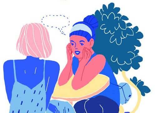 Donna che allena la capacità di ascolto per migliorare le relazioni interpersonali