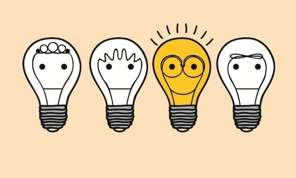 Persona illuminata dalla psicologia positiva