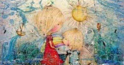 Bambini che racchiudono l'umanità