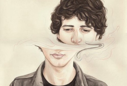 ragazzo che mette in atto la dissociazione