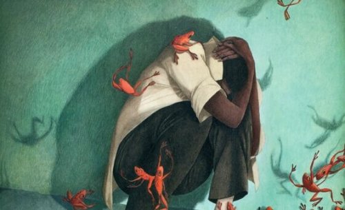 Persona assalita da rane