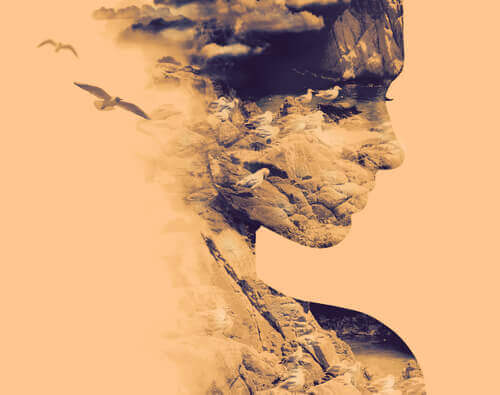 Profilo di donna immersa nel ricordo