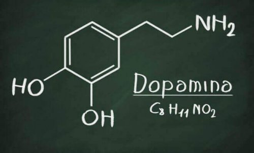 Formula chimica della dopamina