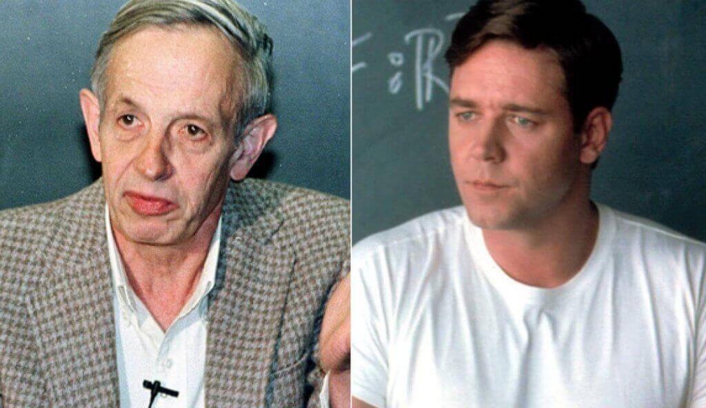 John Nash e l'attore Russell Crowe