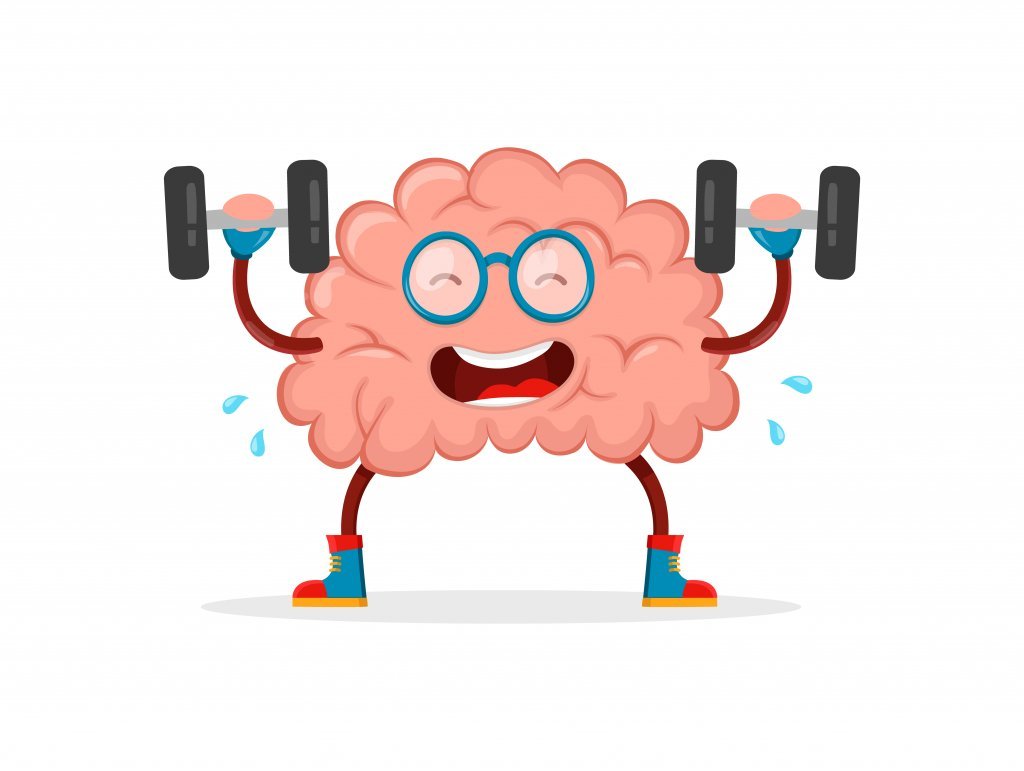 Cervello che fa ginnastica