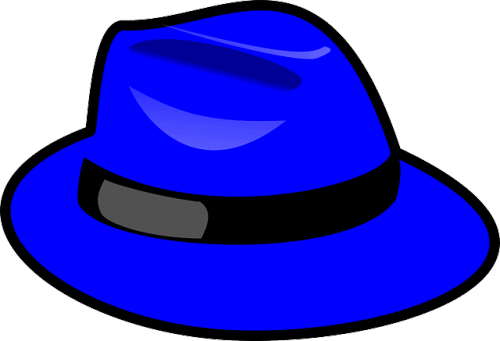 Cappello blu