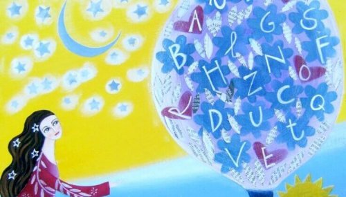 Donna davanti ad un albero