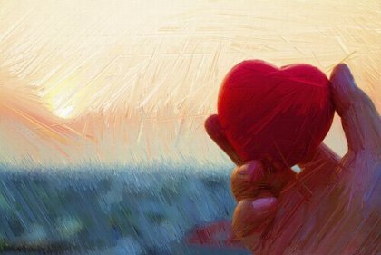 Mano con cuore