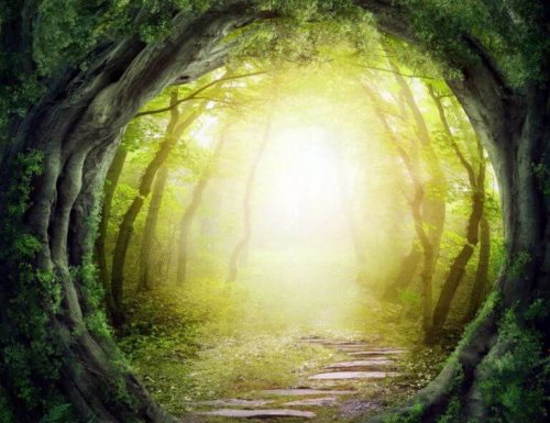 Sentiero come simbolo del percorso verso l'autorealizzazione