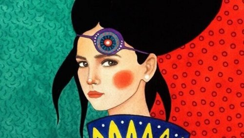 Ragazza con fascia ai capelli